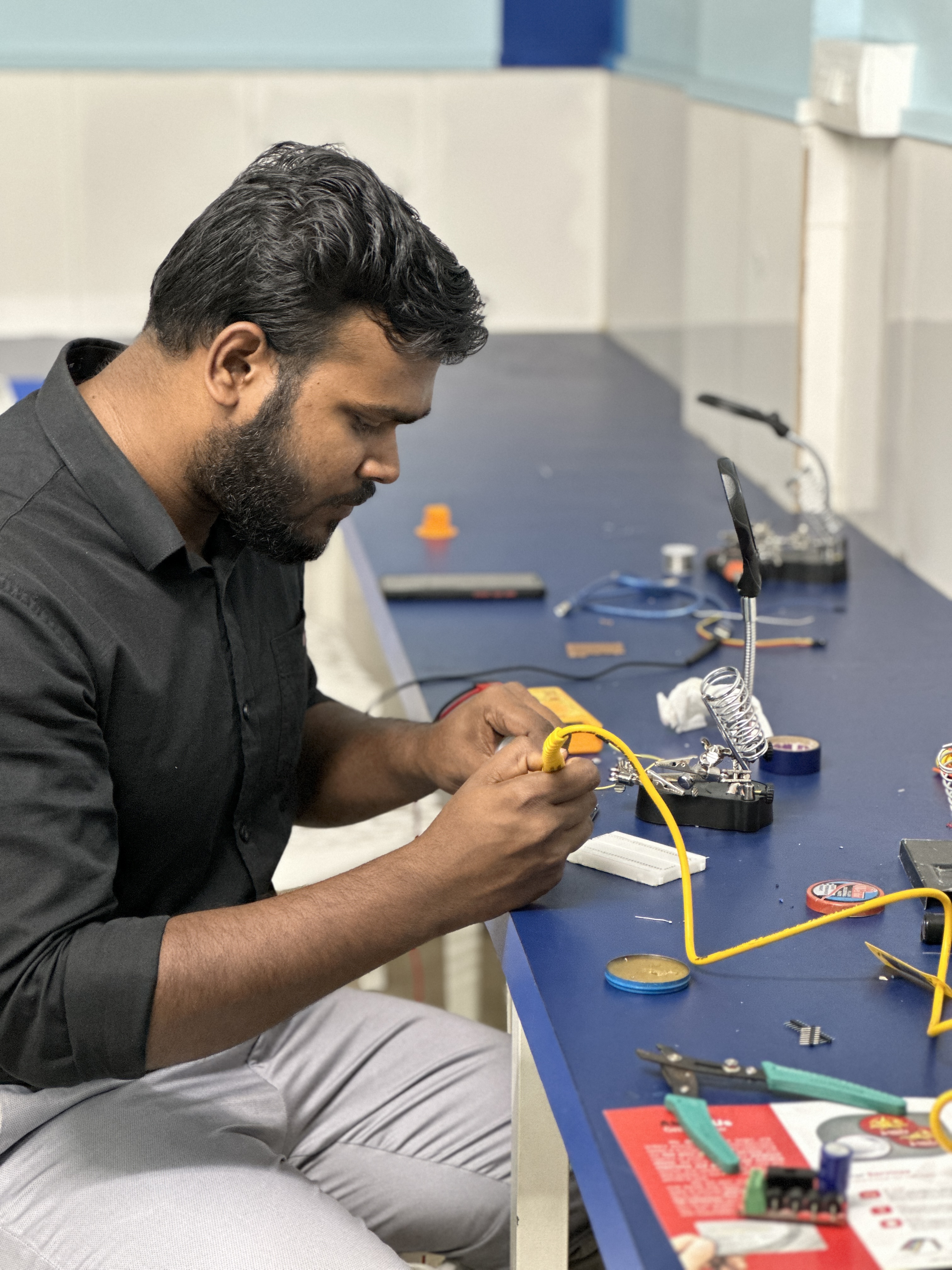 Soldering and Electronics Demonstration